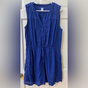 Gap Eyelet Dress Large